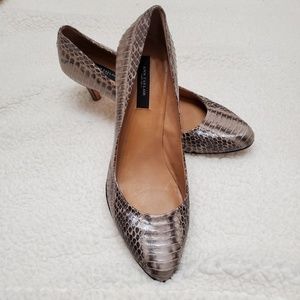 Ann Taylor Snake Skin Animal Print Shoes Size 7💕